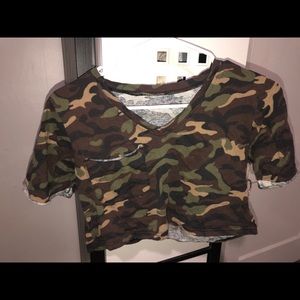 Camouflage top